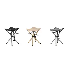 KLIMBER - Piso Plegable 33x48x33 cm Negro/Café/Gris
