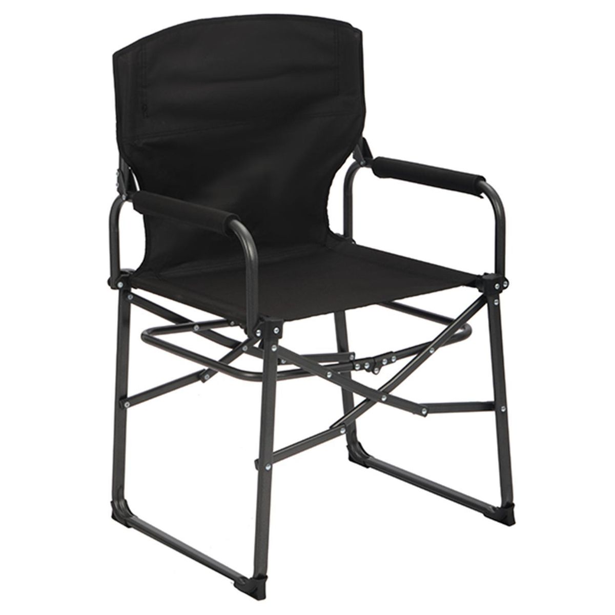 KLIMBER - Silla Plegable 57x90x50 cm Negro