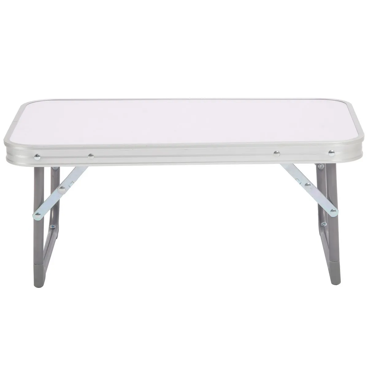 KLIMBER - Mesa Camping Rectangular 34x26x56 cm Blanco