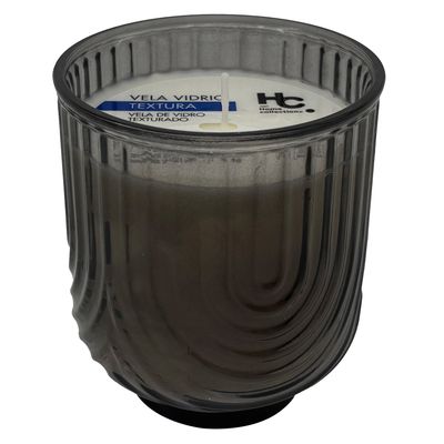 Imagen 2 del producto Vela vidrio text 8x9 cm aroma