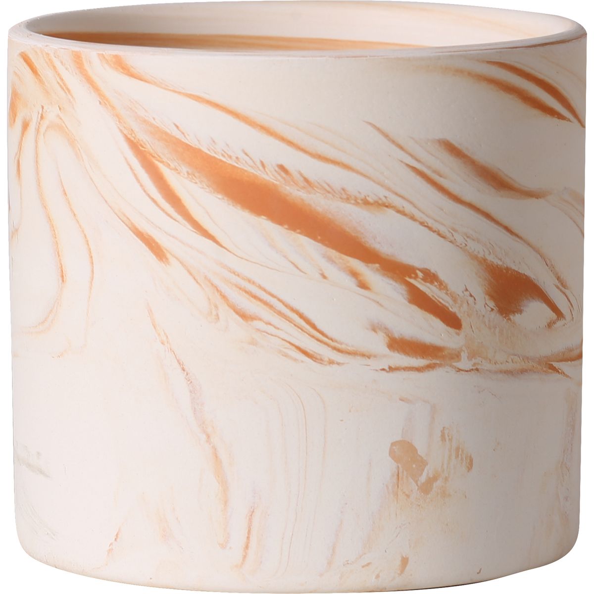 JUST HOME COLLECTION - Macetero de Cerámica 13x12 cm Blanco; Terracota