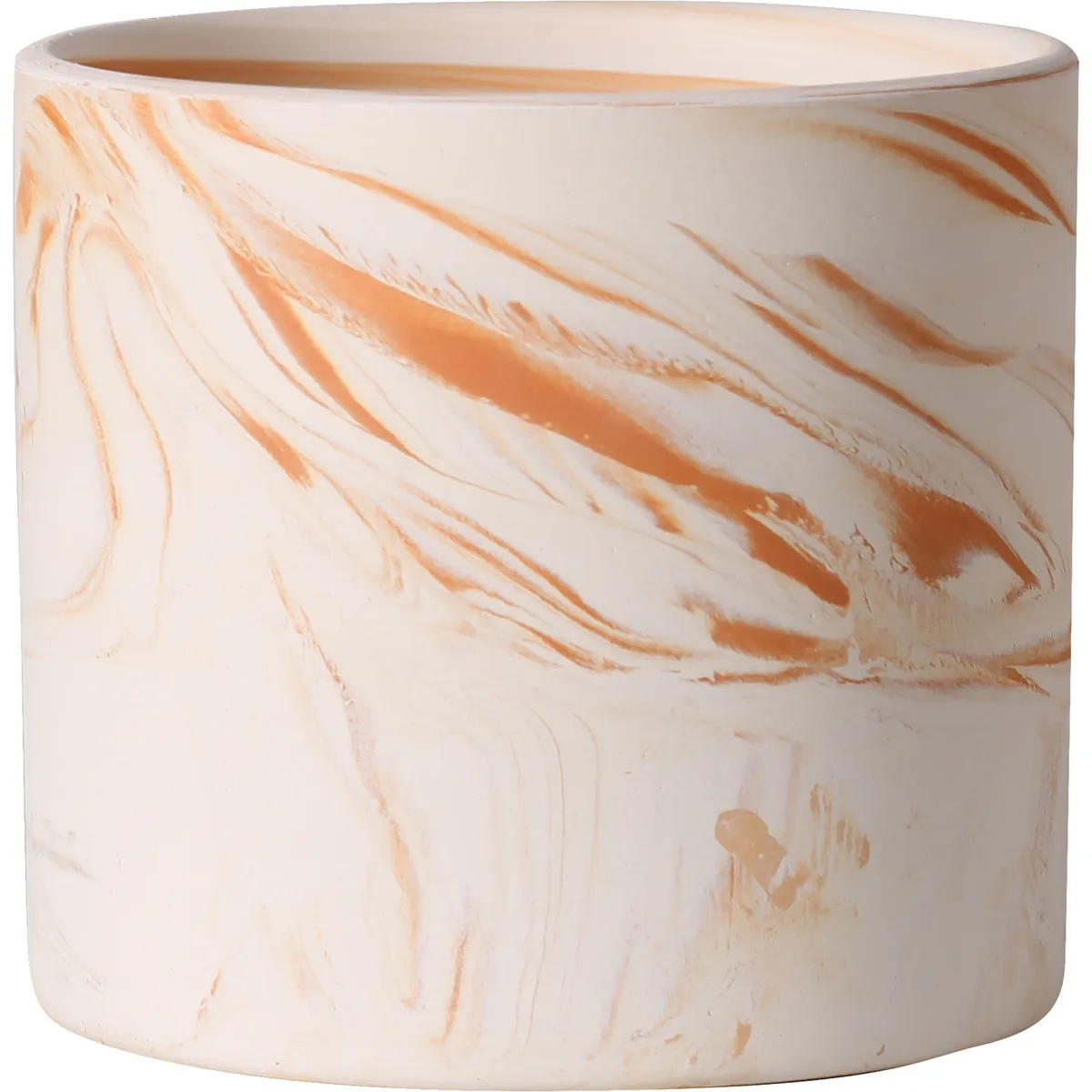 JUST HOME COLLECTION - Macetero de Cerámica 13x12 cm Blanco; Terracota