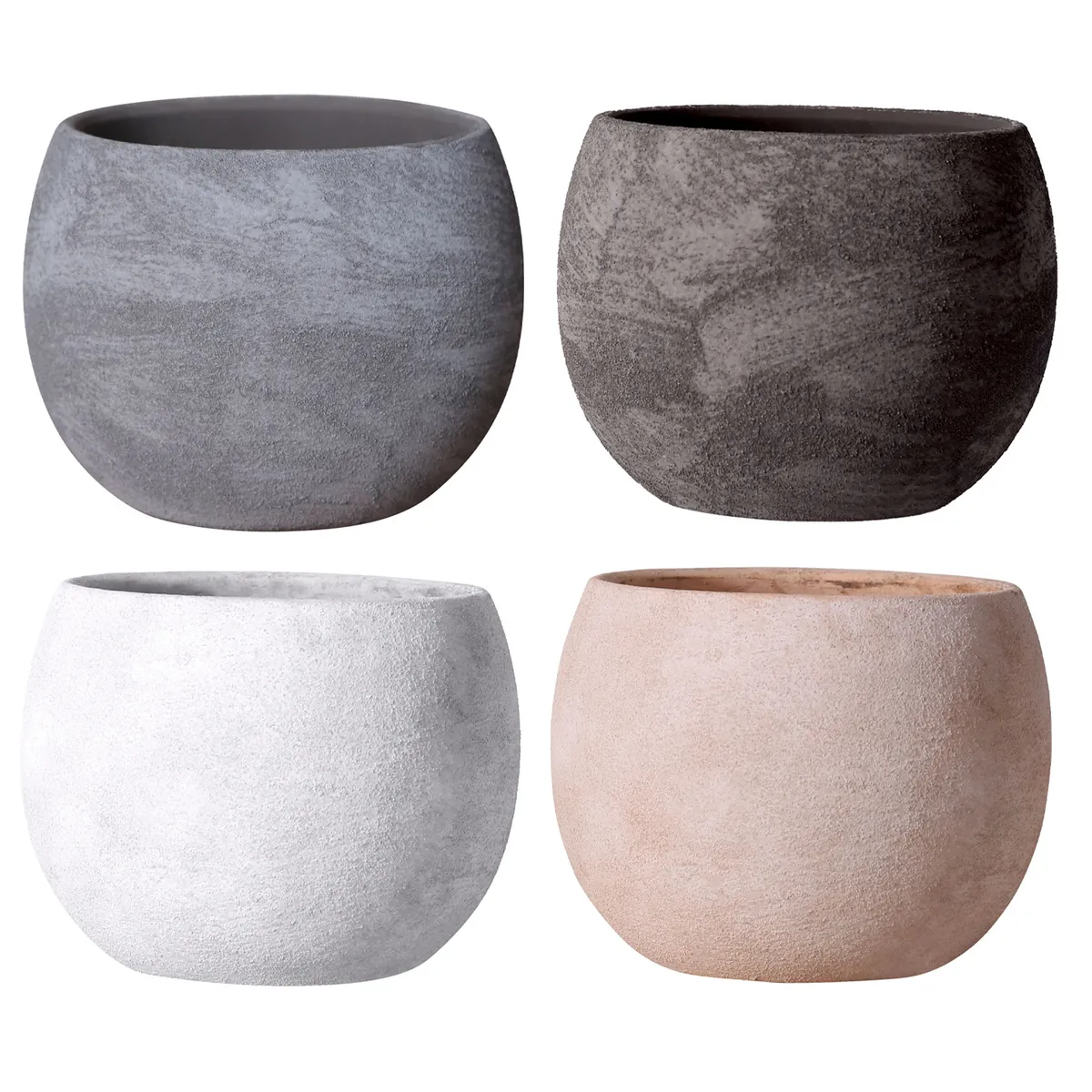 JUST HOME COLLECTION - Macetero de Cerámica 13x11 cm Colores Surtidos