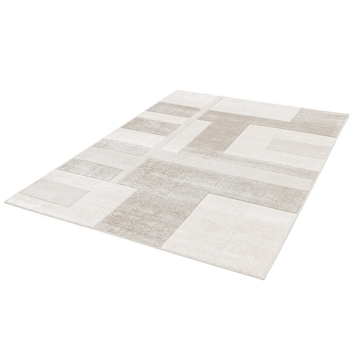 JUST HOME COLLECTION - Alfombra Luna Shuffle 160x230 cm Polipropileno Gris, Beige