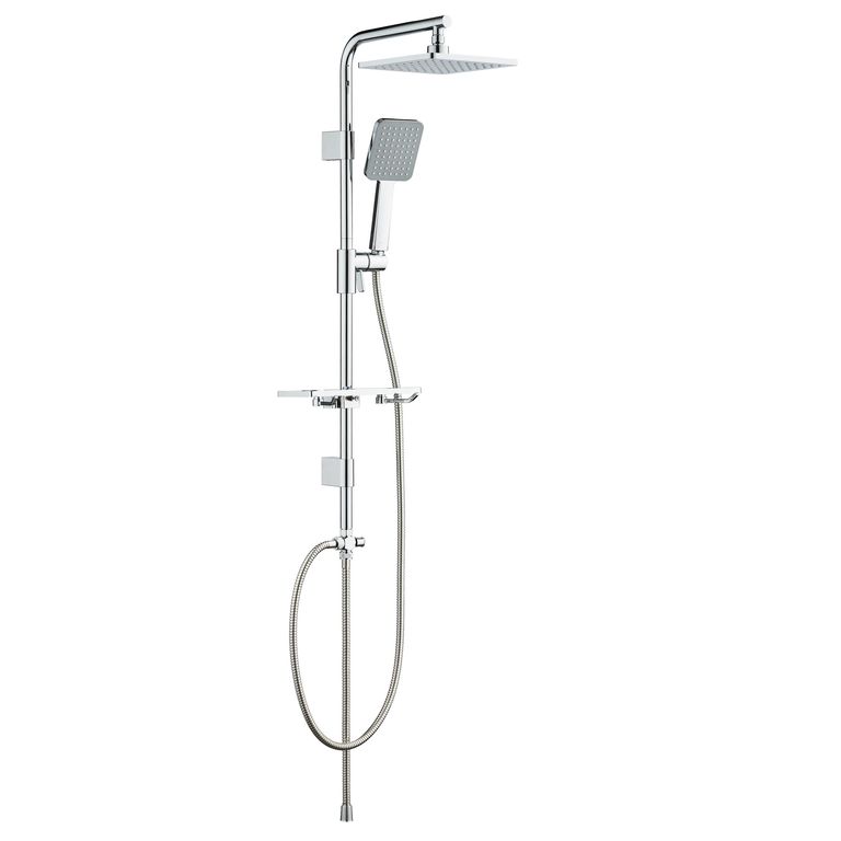 Columna Ducha Amalfi Cuadrado Niquel