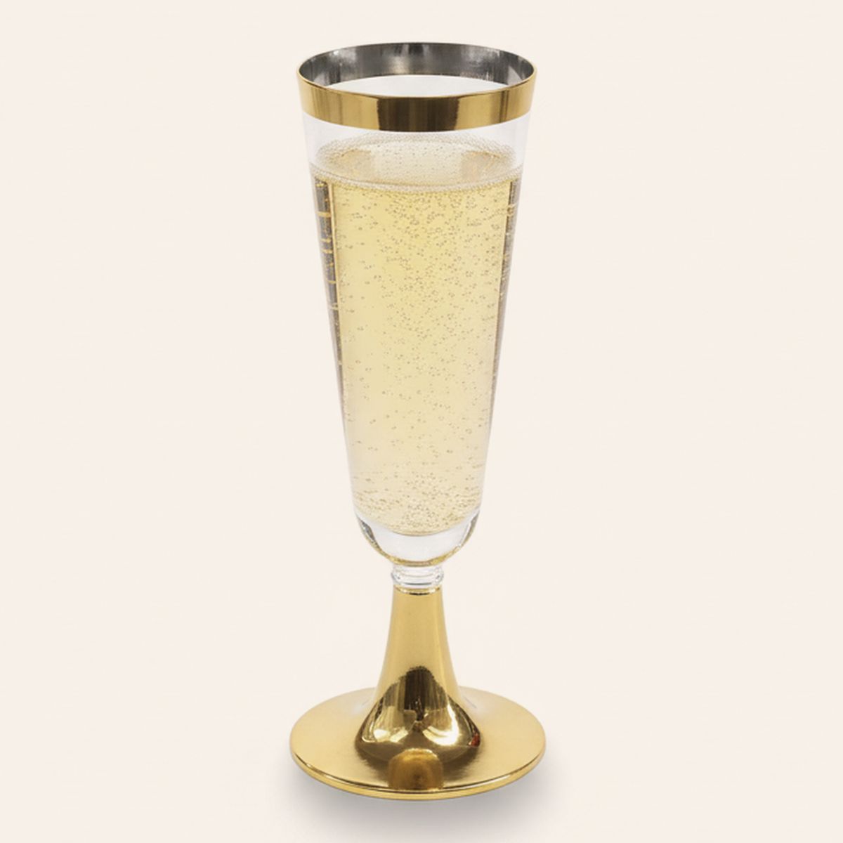 JUST HOME COLLECTION - Set 4 Copas de Champágne 123 ml Plástico 