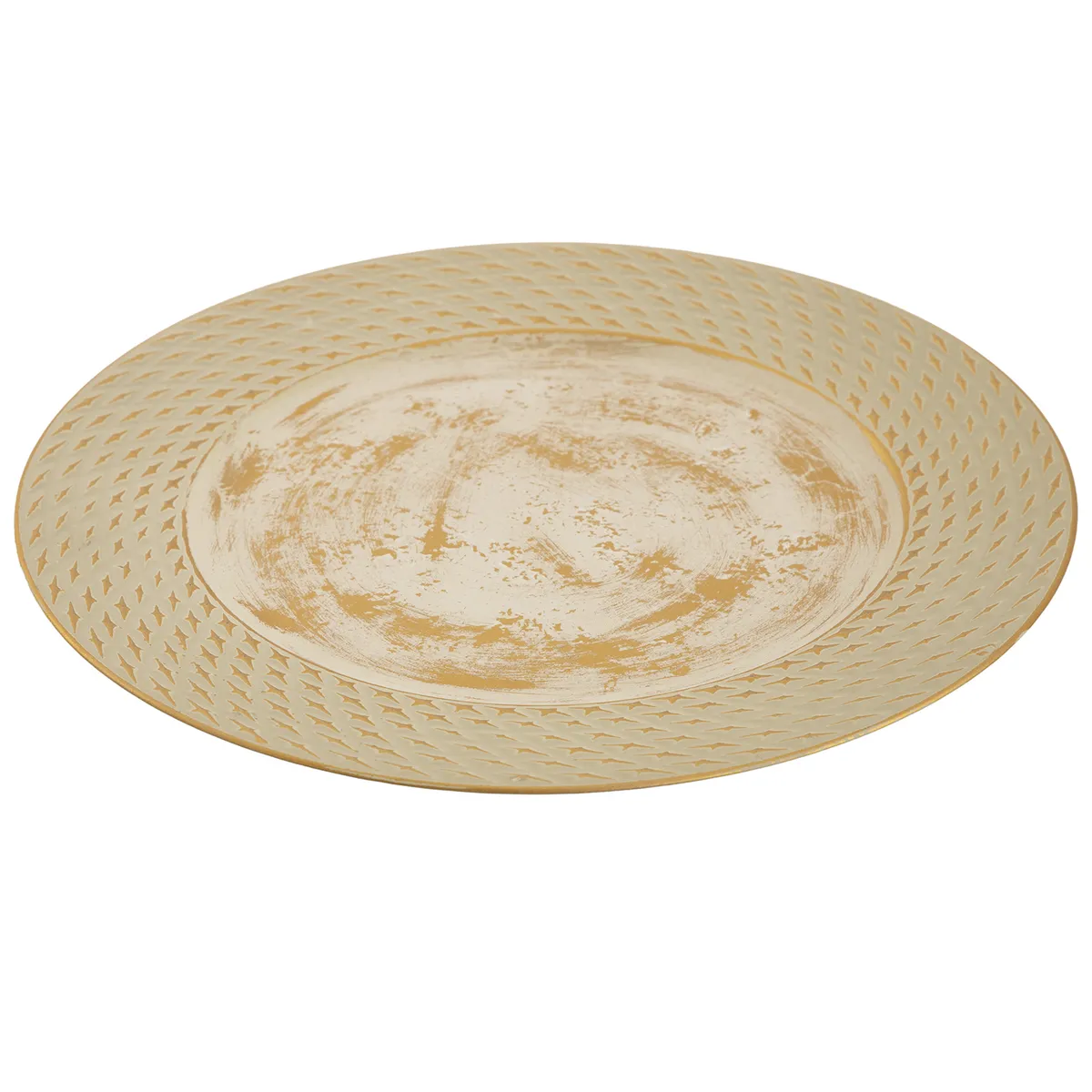JUST HOME COLLECTION - Base Plato Antiguo 32,7 cm Dorado