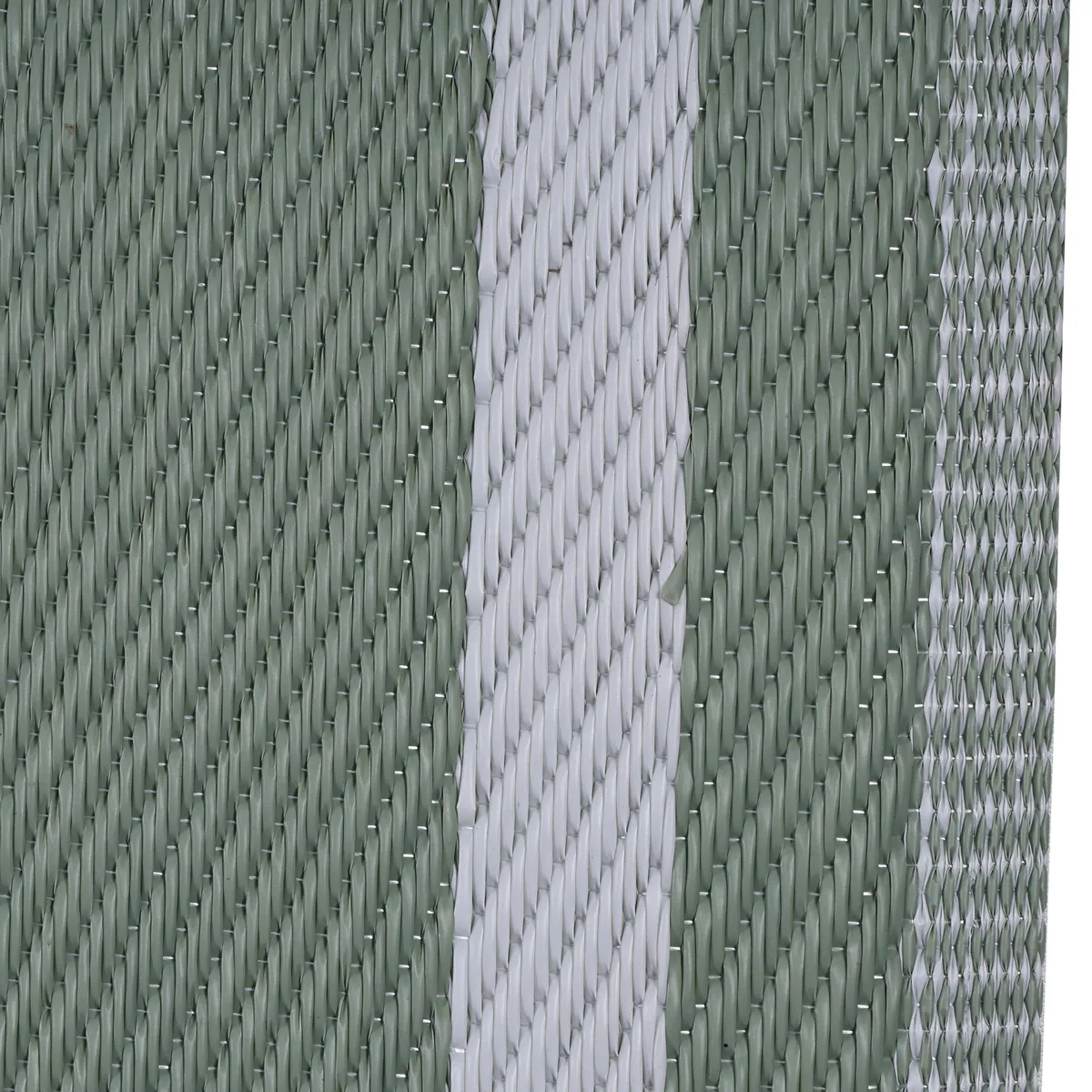 JUST HOME COLLECTION - Alfombra Boho 80x230 cm Polipropileno Verde/Blanco