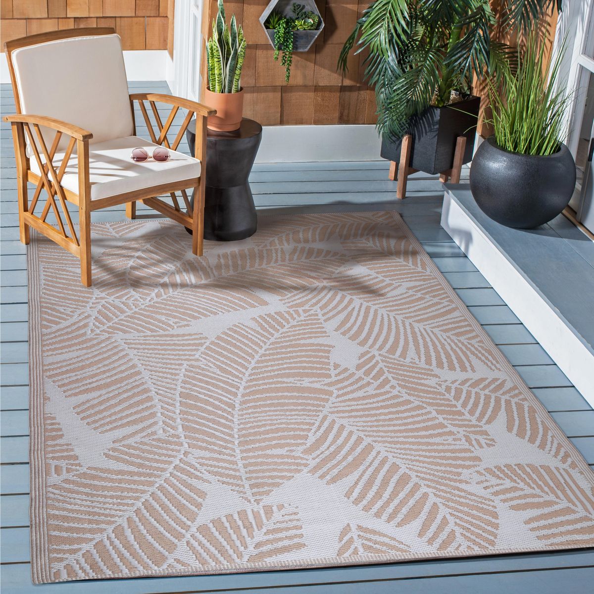 JUST HOME COLLECTION - Alfombra Clásico 120x180 cm Polipropileno Beige/Blanco