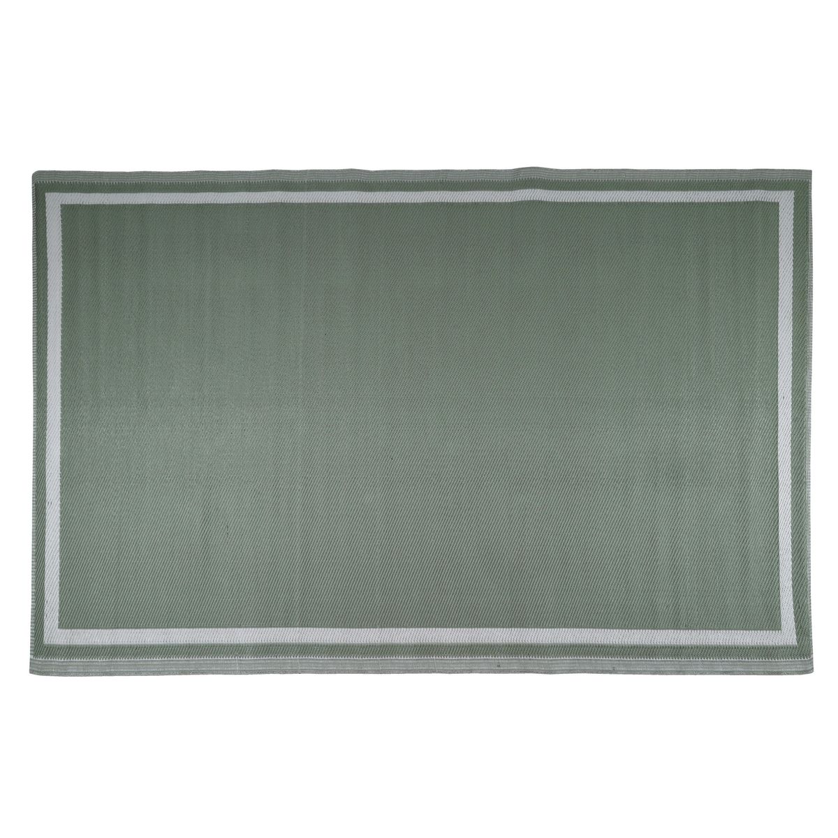 JUST HOME COLLECTION - Alfombra Boho 160x230 cm Polipropileno Verde/Blanco