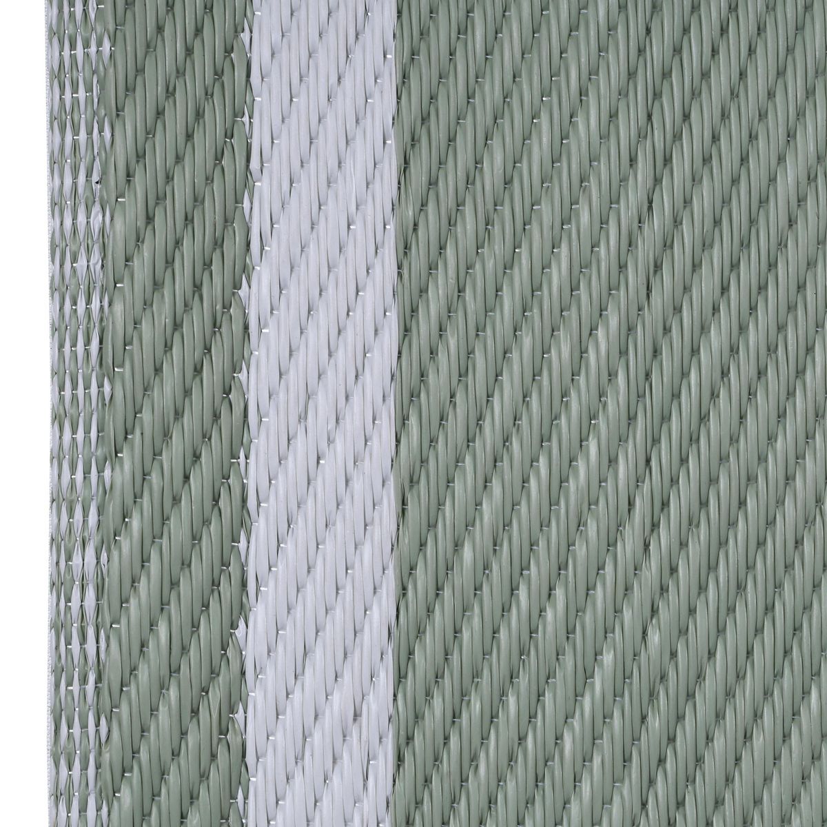 JUST HOME COLLECTION - Alfombra Boho 160x230 cm Polipropileno Verde/Blanco