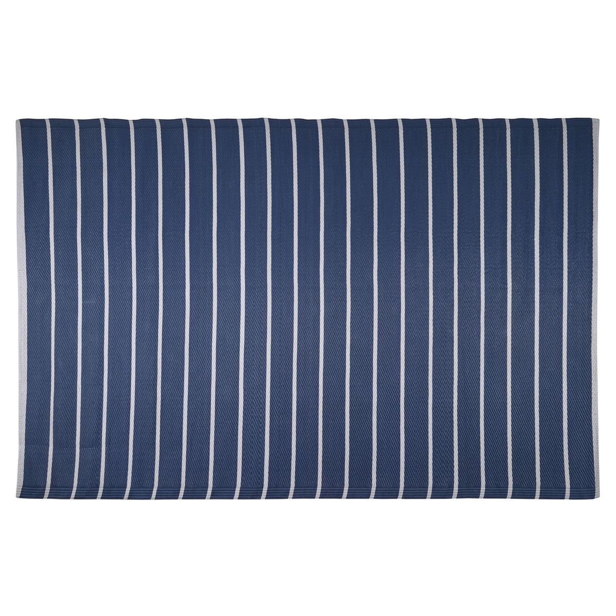 JUST HOME COLLECTION - Alfombra Terraza Nórdico 160x230 cm Polipropileno Azul: Blanco