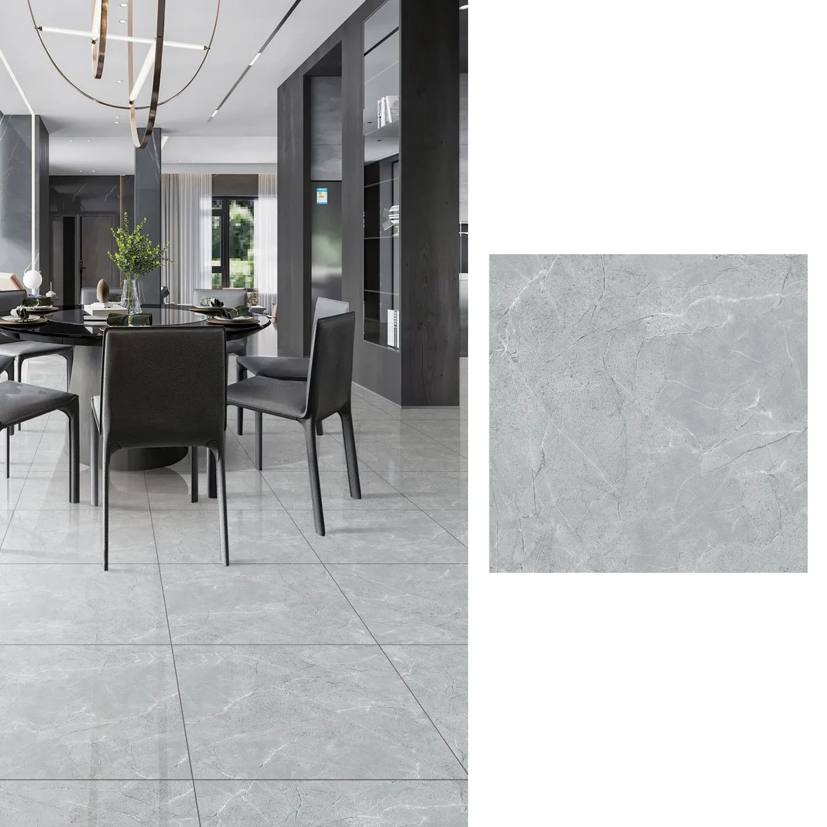 HOLZTEK - Porcelanato 60x60 cm Venti Gris 1.44 m2