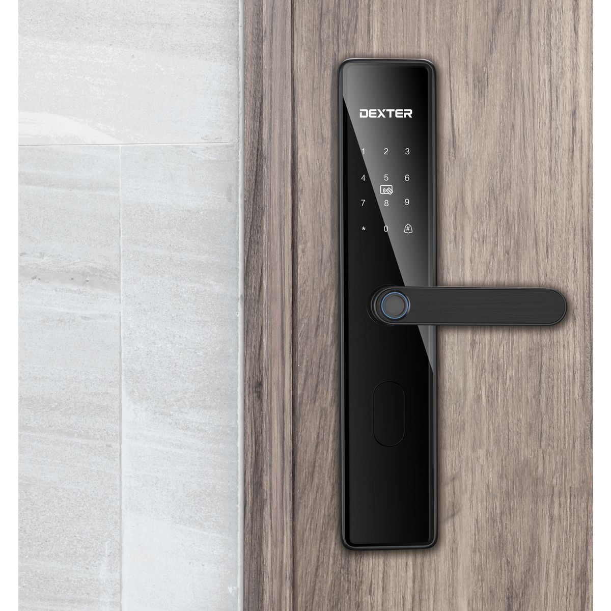 DEXTER - Cerradura Embutida Smart Huella y App