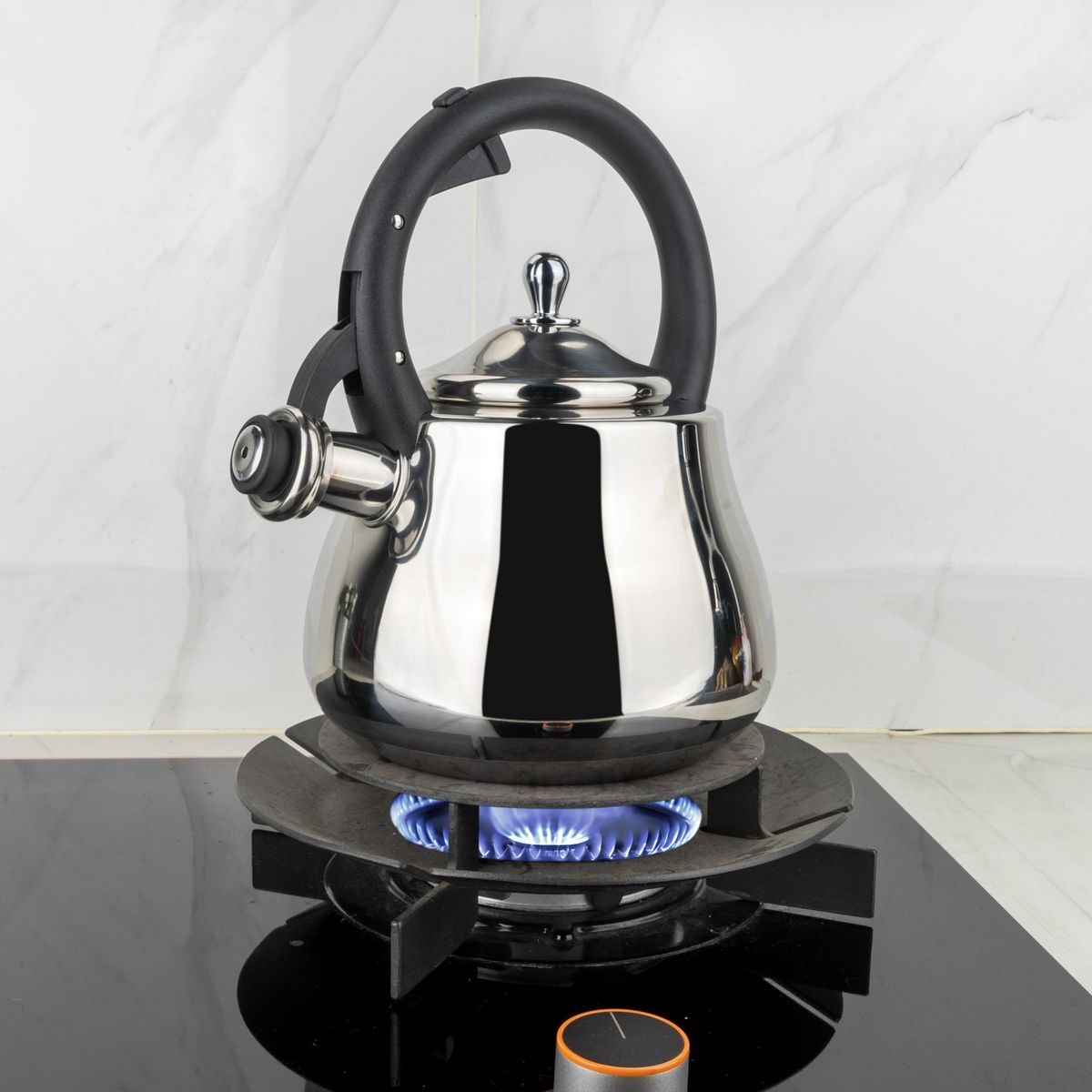 JUST HOME COLLECTION - Tetera 2.8 l Acero Inoxidable Plateado