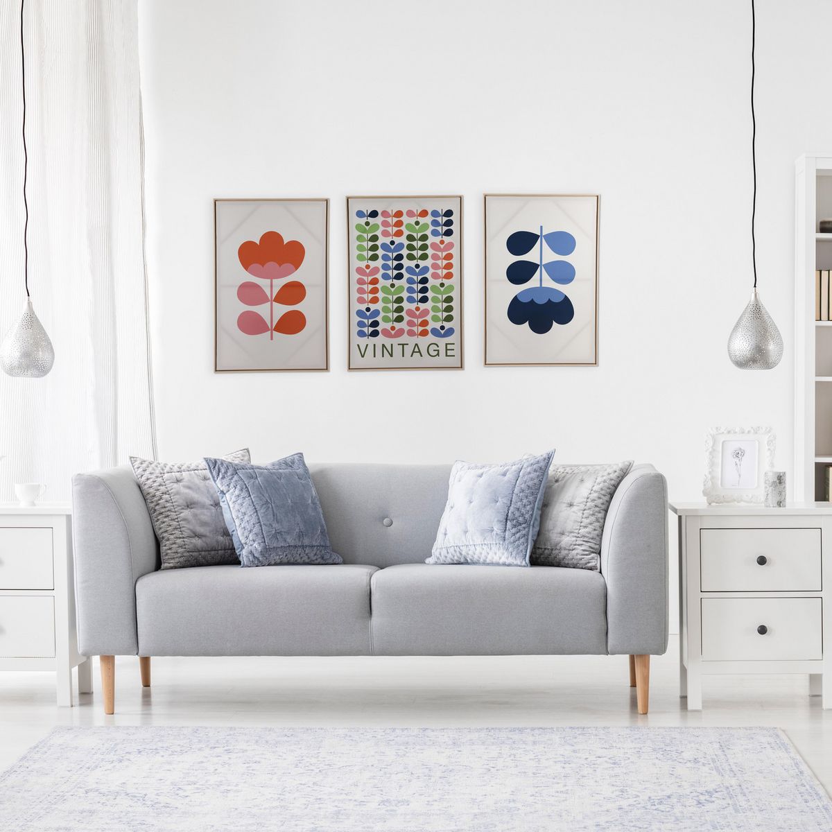 JUST HOME COLLECTION - Cuadro Flor 60x90 cm