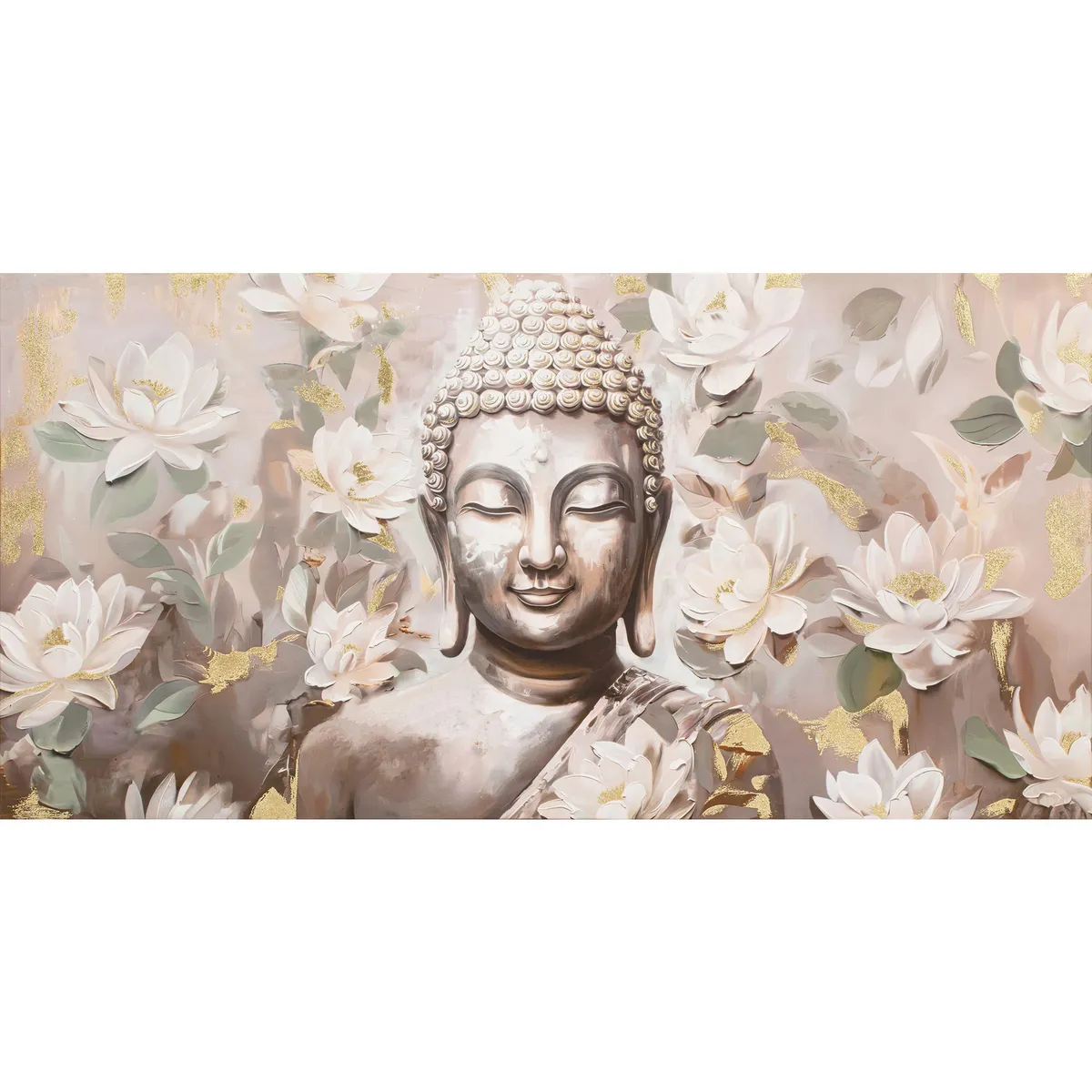 JUST HOME COLLECTION - Canvas Buddah 60x120 cm