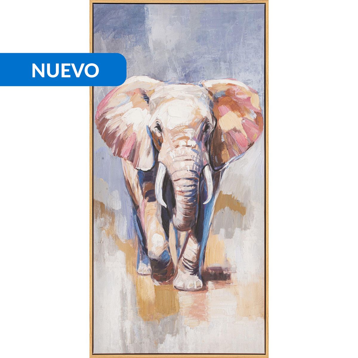 JUST HOME COLLECTION - Cuadro Elefante 40x80 cm