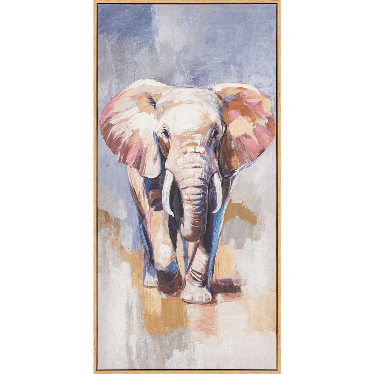 JUST HOME COLLECTION - Cuadro Elefante 40x80 cm