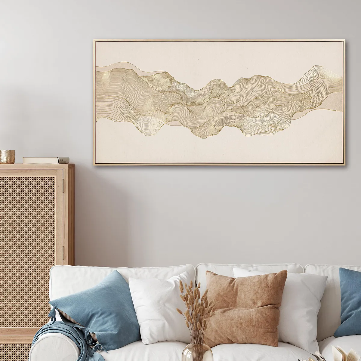 JUST HOME COLLECTION - Cuadro Decorativo Foil 60x120 cm