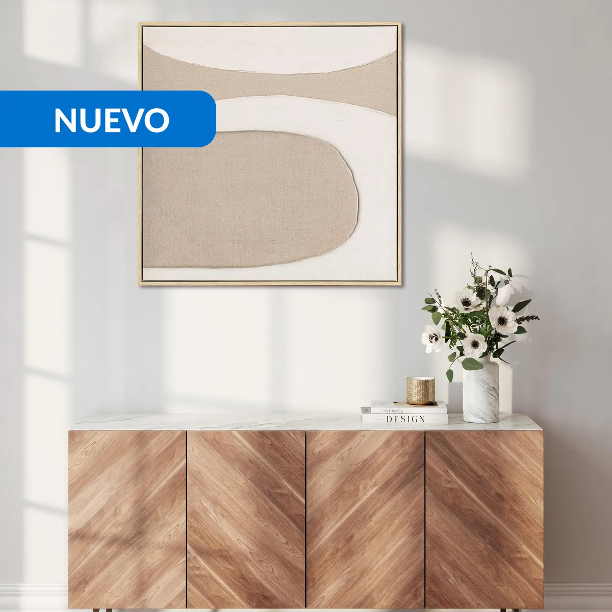 JUST HOME COLLECTION - Cuadro Decorativo Geo 60x60 cm