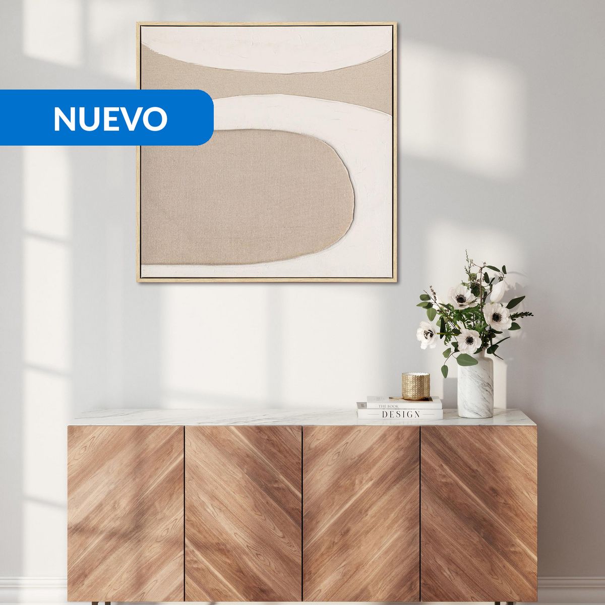 JUST HOME COLLECTION - Cuadro Decorativo Geo 60x60 cm