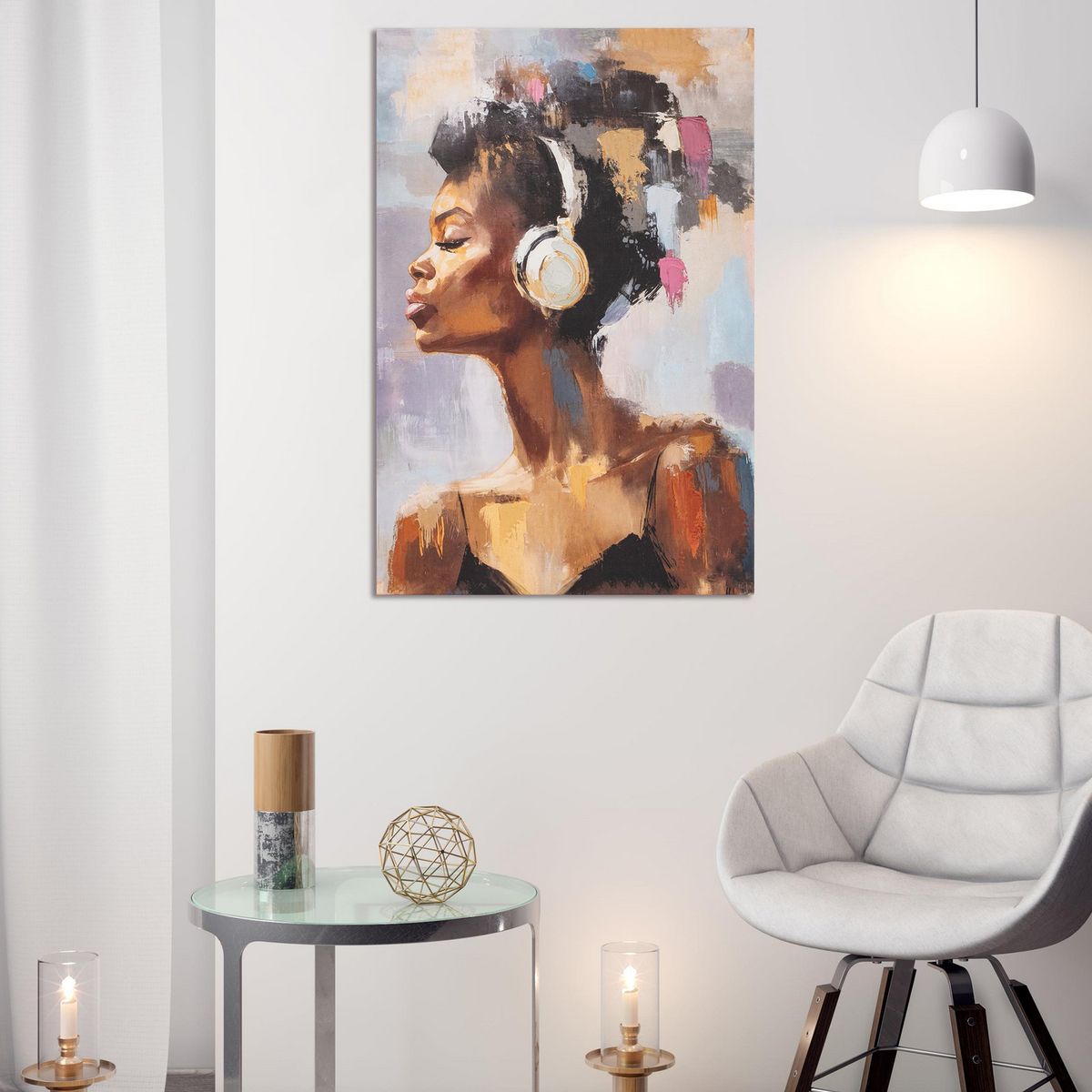 JUST HOME COLLECTION - Cuadro Decorativo Mujer 40x60 cm