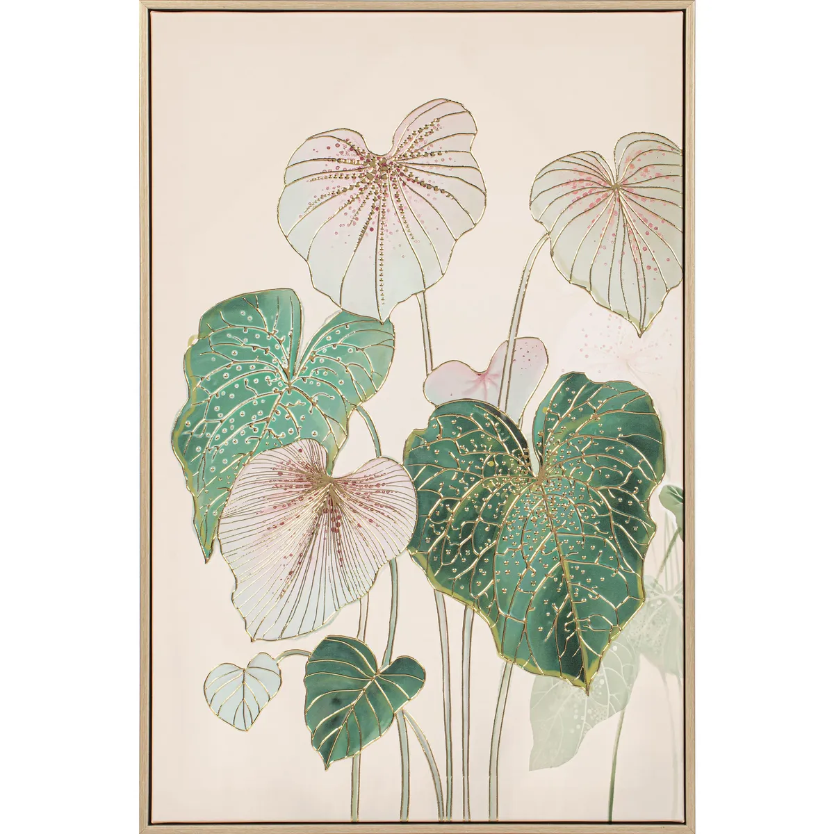 JUST HOME COLLECTION - Cuadro Decorativo Plantas 40x60 cm