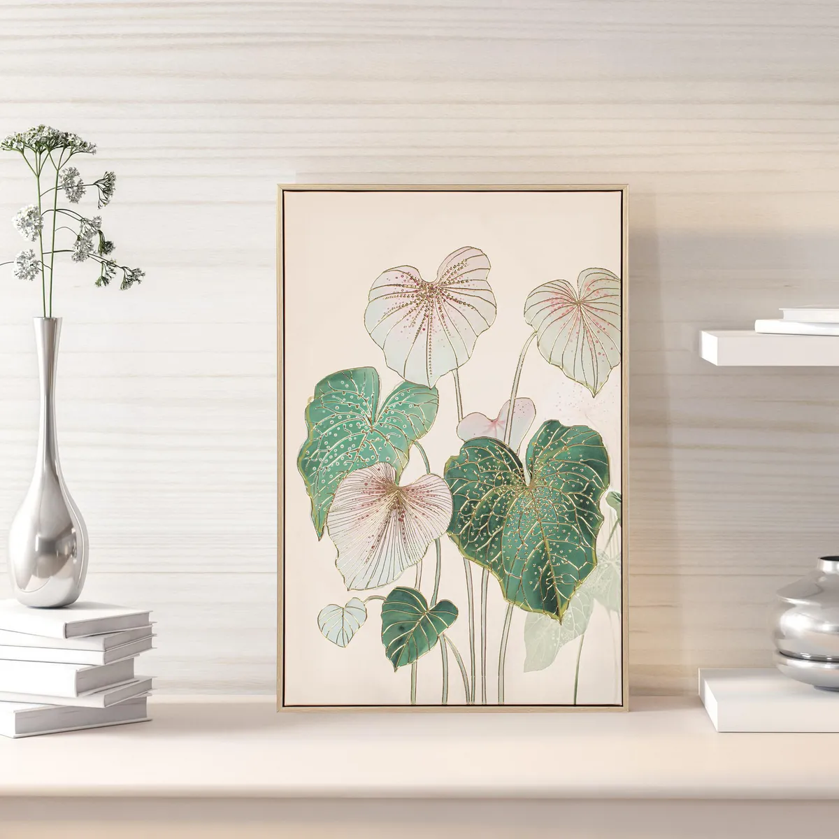 JUST HOME COLLECTION - Cuadro Decorativo Plantas 40x60 cm