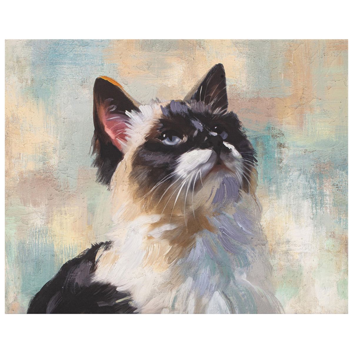 JUST HOME COLLECTION - Cuadro Decorativo Gato 50x40 cm