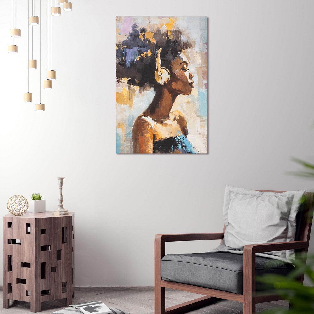 JUST HOME COLLECTION - Cuadro Decorativo Mujer 40x60 cm