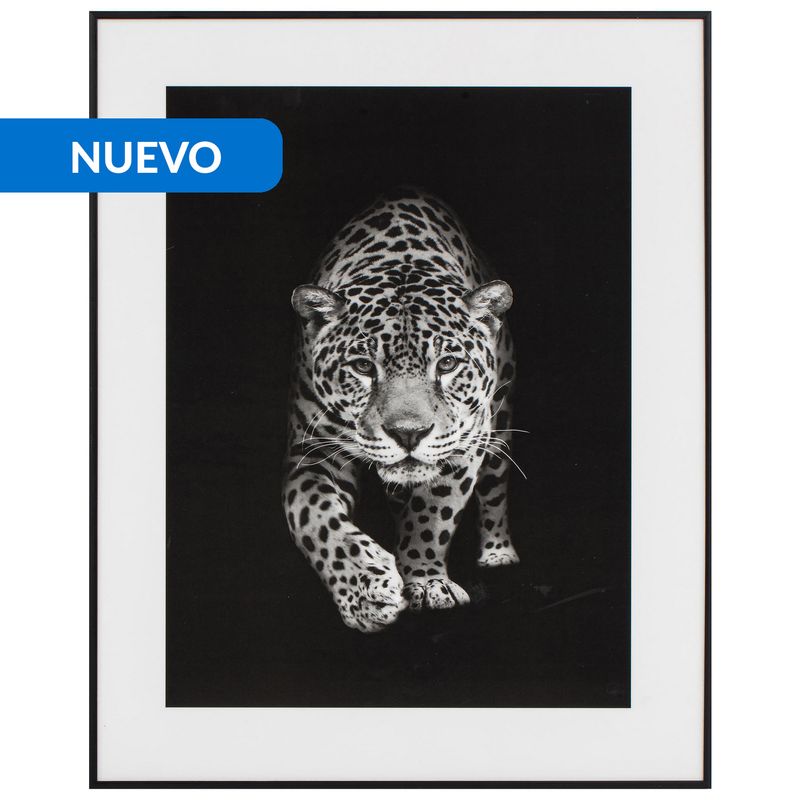 JUST HOME COLLECTION - Cuadro Leopardo 40x50 cm