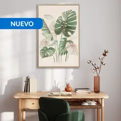 JUST HOME COLLECTION - Cuadro Decorativo Plantas 40x60 cm