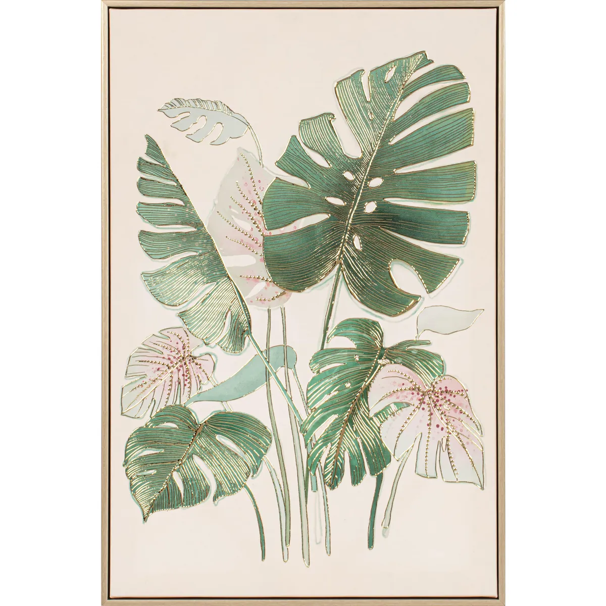 JUST HOME COLLECTION - Cuadro Decorativo Plantas 40x60 cm