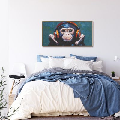 Imagen 2 del producto Cuadro Monkey 40x80 cm