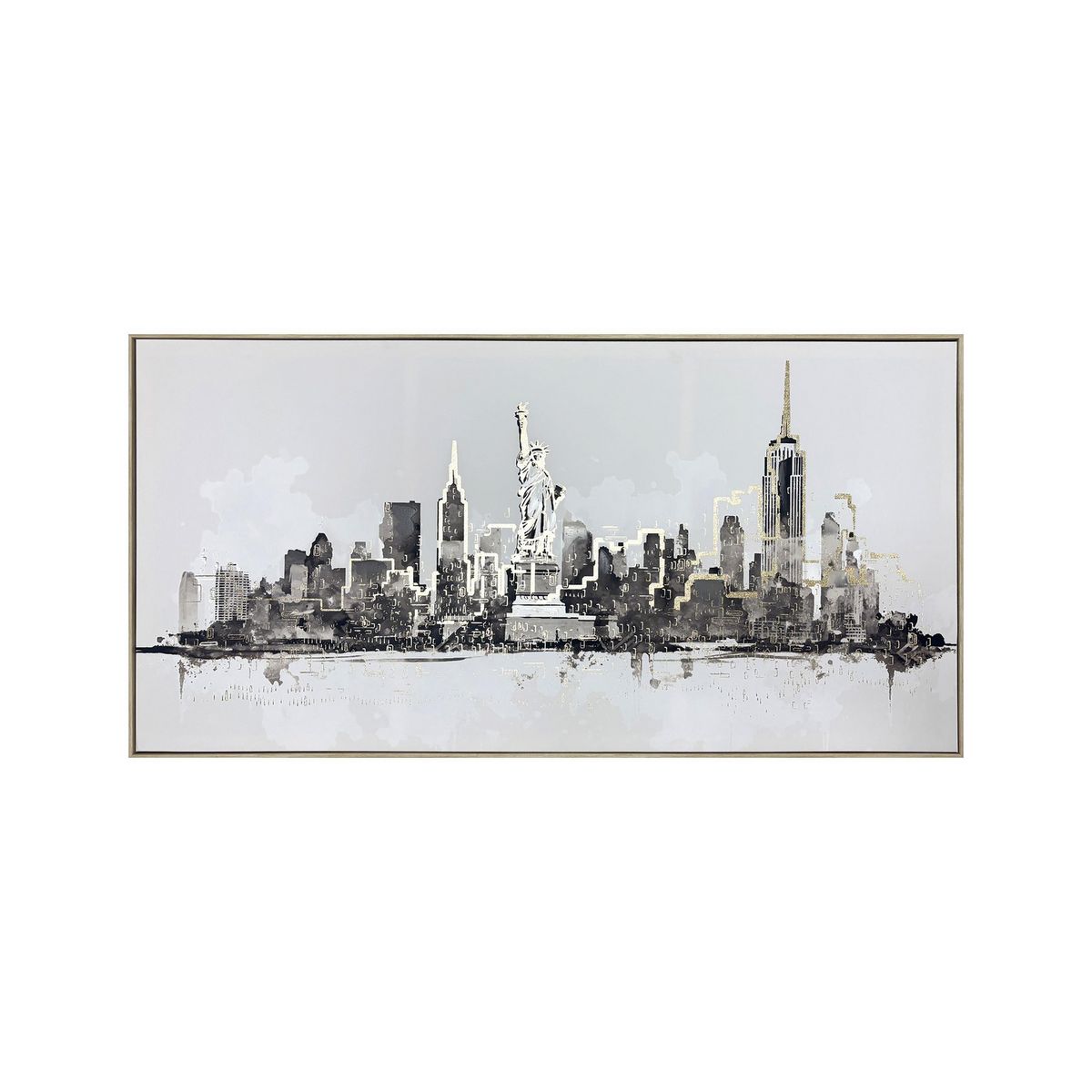 JUST HOME COLLECTION - Cuadro Ciudad 61.3x121.3 cm