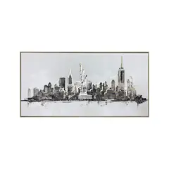 JUST HOME COLLECTION - Cuadro Ciudad 61.3x121.3 cm