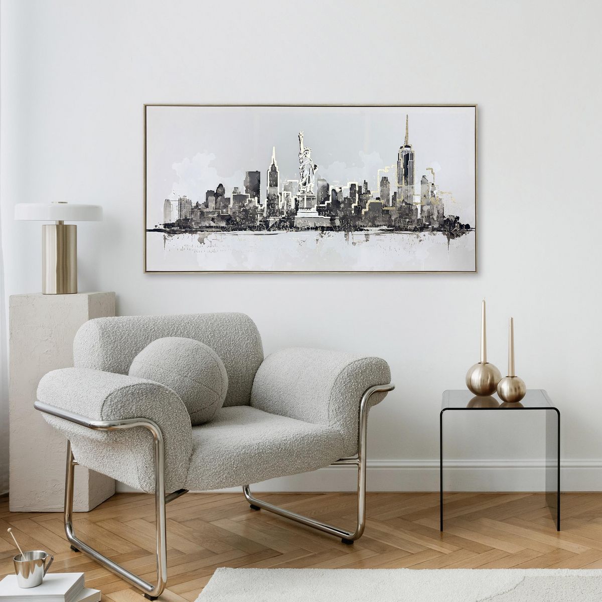 JUST HOME COLLECTION - Cuadro Ciudad 61.3x121.3 cm