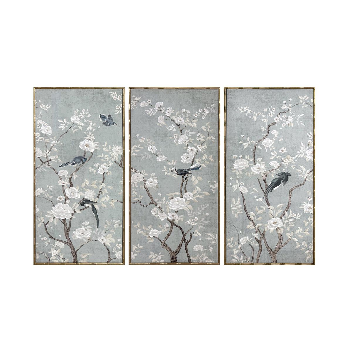 JUST HOME COLLECTION - Set de 3 Cuadros Natura 30x60 cm