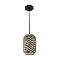 JUST HOME COLLECTION - Lámpara Colgante Bambú Negro