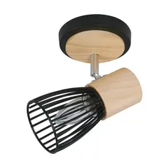 JUST HOME COLLECTION - Aplique Interior Boston Madera y Metal