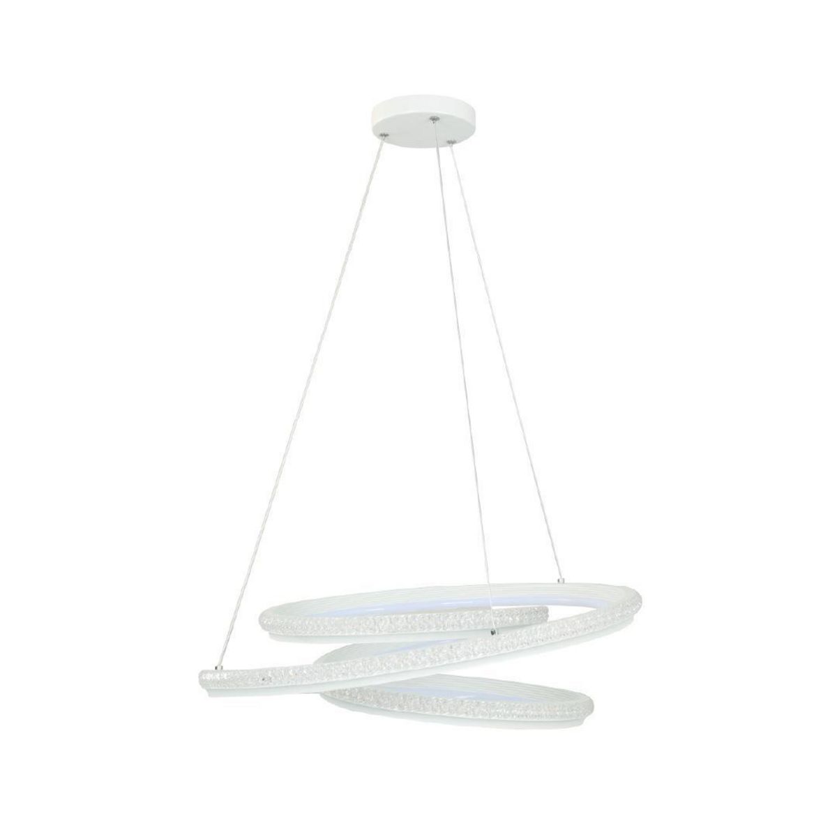 JUST HOME COLLECTION - Lámpara Led Colgante Moderna Blanco Halifax