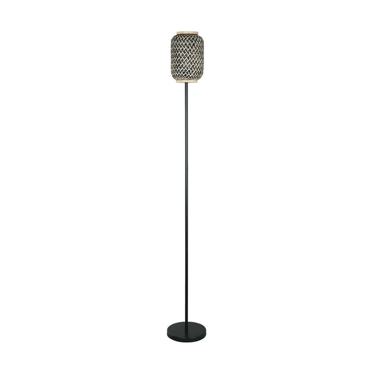 JUST HOME COLLECTION - Lámpara Pie Nala 1L E27 Natural/Negro