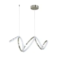 JUST HOME COLLECTION - Lámpara Colgante Led Burkina Plástico Gris