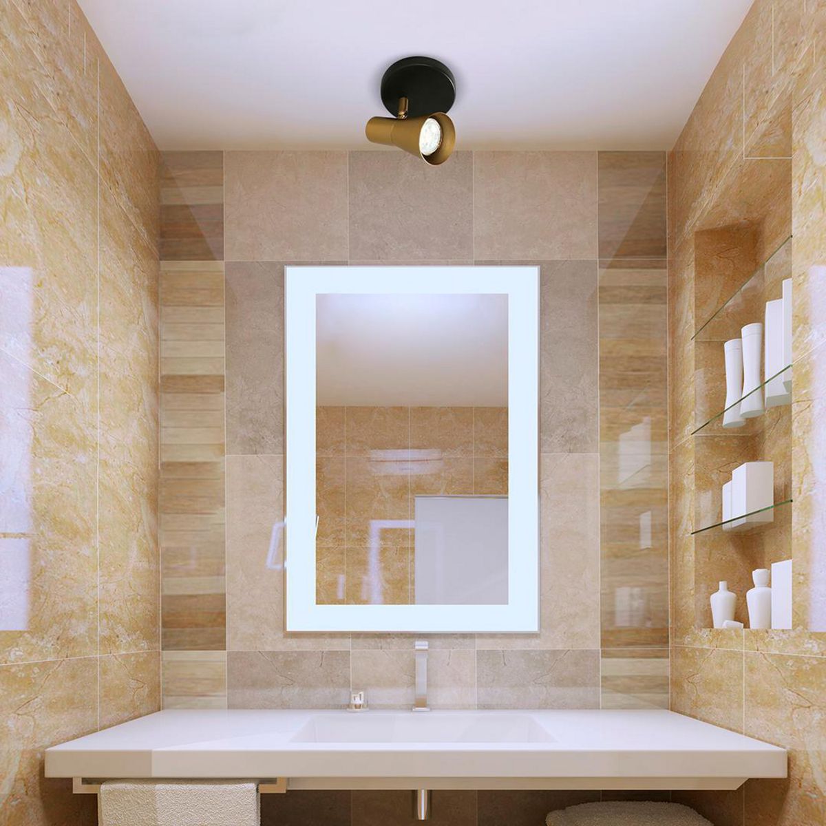 Aplique Metal Amarillo, marca JUST HOME COLLECTION - Foto 2