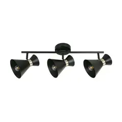JUST HOME COLLECTION - Foco Interior Direccional Savannah 3 Luces Metal Negro