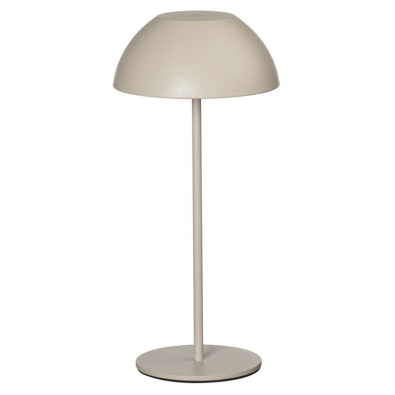 JUST HOME COLLECTION Lampara Mesa Luz Led Bali Beige 28cm | Falabella Chile
