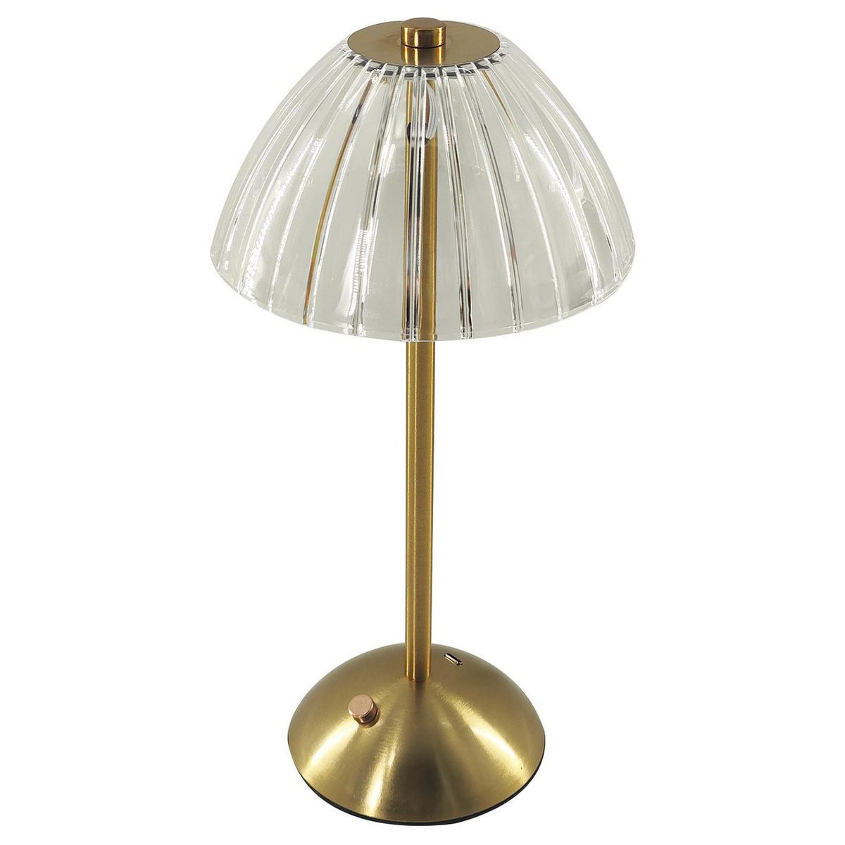 JUST HOME COLLECTION - Lampara Mesa TLTOUCH5V-3 Amarillo 15x15 cm