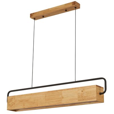 Imagen 2 del producto Lampara Colgante Madera Luz Led 82cm