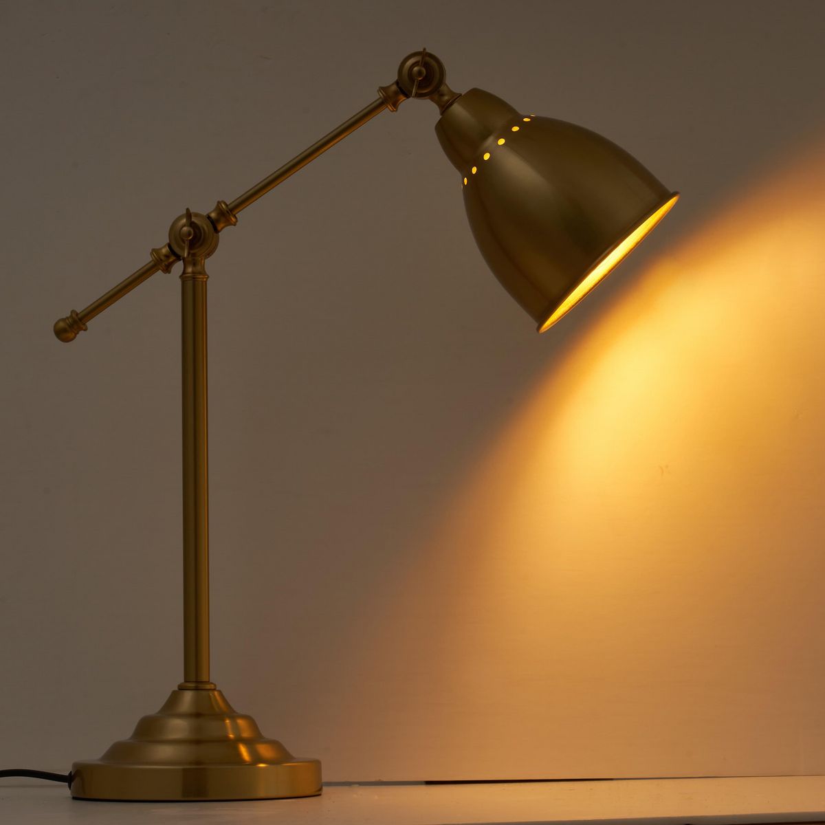 JUST HOME COLLECTION - Lámpara Escritorio Valga Amarillo 15x48 cm